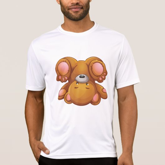 Ondersteboven teddybeer t-shirt (Voorkant)