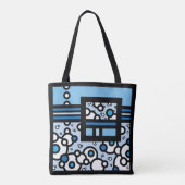 Ondersteboven Tote Bag (Achterkant)