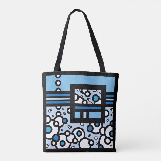 Ondersteboven Tote Bag (Achterkant)