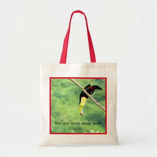 Ondersteboven Toucan Canvas tas (Voorkant)