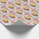 Ondersteboven Verjaardag Cupcake Cadeaupapier (Hoek)