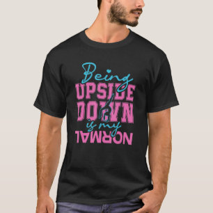 Ondersteboven zijn is mijn normale gymnastiek t-shirt