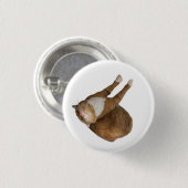 Ondersteboven Zonneschijn Kat Ronde Button 3,2 Cm (Voorkant /achterkant)