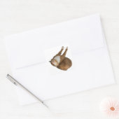 Ondersteboven Zonneschijn Vierkante Sticker (Envelop)