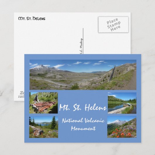 Onderstel St Helens Collage 2 Briefkaart (Voorkant / Achterkant)