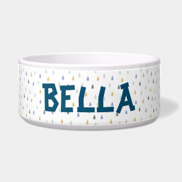  onderstelnaam kleurig regendruppelpatroon voerbakje