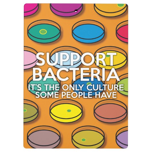 ONDERSTEUN BACTERIËN KLEMBORD (Achterkant)