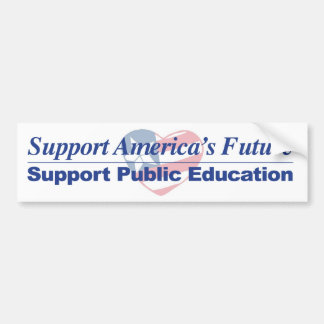 Ondersteun de Amerikaanse openbare scholen bumpers Bumpersticker