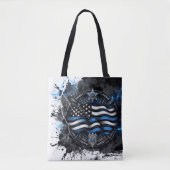 Ondersteun de Blauwe Wetshandhaving Tas (Voorkant)