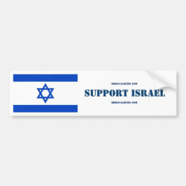 Ondersteun de Israëlische bumpersticker