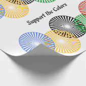 Ondersteun de kleuren - cadeaupapier (Hoek)
