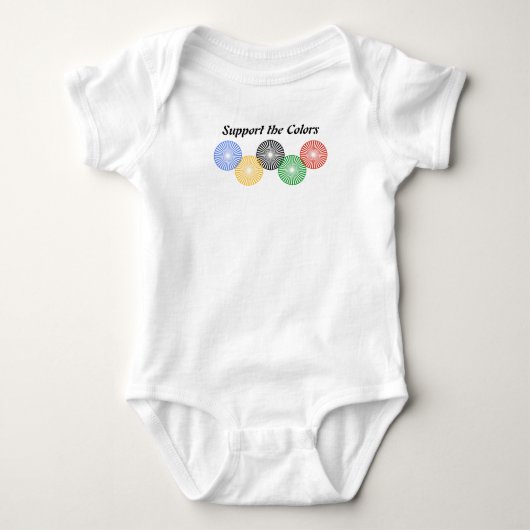 Ondersteun de kleuren - t-shirt (Voorkant)