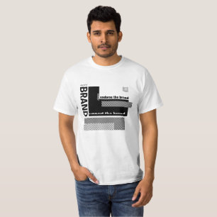 ondersteun de merkwaarde van het t-shirt voor de m