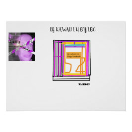 ONDERSTEUN DJ KAWAII LU PERFECT POSTER