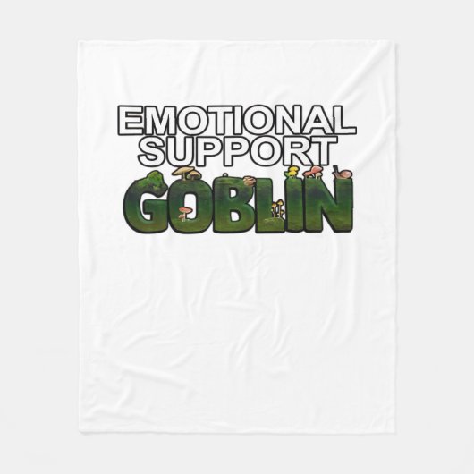 Ondersteun Goblin Classic Fleece Deken (Voorkant)