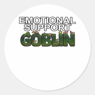 Ondersteun Goblin Classic Ronde Sticker