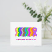 Ondersteun hen allen briefkaart (Staand voorkant)