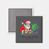 Ondersteun het rebooten van s Santa Tech Crew Magneet (Voorkant / Achterkant)