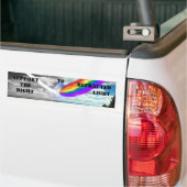 Ondersteun het recht om op een niet-nagemaakte sti bumpersticker (Op Truck)