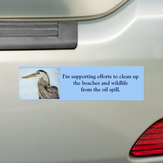 Ondersteun het schoonmaken bumpersticker (Op auto)