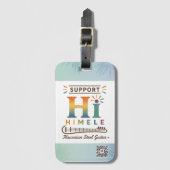 Ondersteun HIMELE Bagage Label (Voorkant (verticaal))