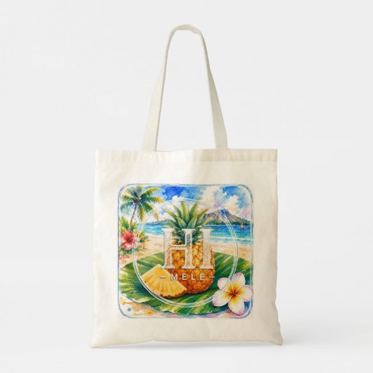 Ondersteun HIMELE Tote Bag Ananas (Achterkant)