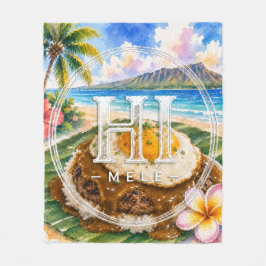 Ondersteun HIMELE Worpdeken Loco Moco Fleece Deken