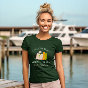 Ondersteun je lokale bibliotheek Custom T-shirt