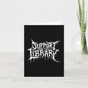 Ondersteun je lokale bibliotheek horror boekworm o kaart