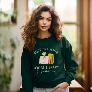 Ondersteun je lokale bibliotheek op maat trui