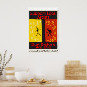Ondersteun lokale artiesten, koop voordat we 2 Pos Poster (Keuken)