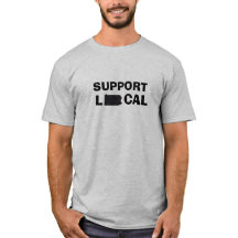 Ondersteun Lokale T-shirt - Pennsylvania (PA)