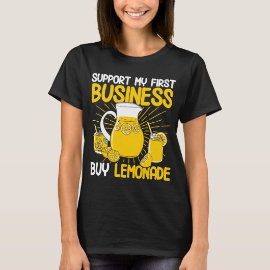 Ondersteun Mijn eerste bedrijf Kopen limonade limo T-shirt (Voorkant)