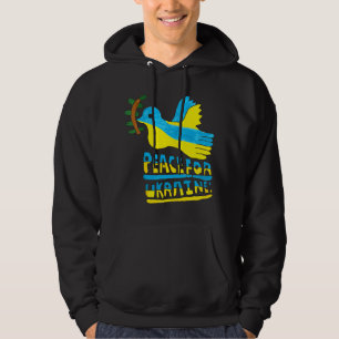 Ondersteun Oekraine Ik Sta Met Oekraine Vlag Grati Hoodie