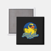 Ondersteun Oekraïne Rubberen Eend Oekraïense Vlag Magneet (Voorkant / Achterkant)