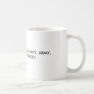 Ondersteun ons leger!  Ga NAVY, ARMY, MARINE, A... Koffiemok