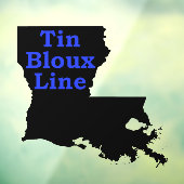 Ondersteun politie in blauw lijnenvenster bellen raamsticker (Vel 3)