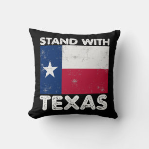 Ondersteun Texas Ik Sta Met Texas Texaanse Vlag Kussen