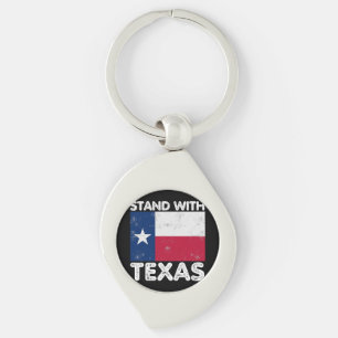 Ondersteun Texas Ik Sta Met Texas Texaanse Vlag Sleutelhanger