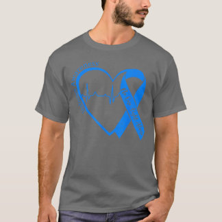 Ondersteun Type 1 Diabetes Bewustzijn T1D Hartlint T-shirt
