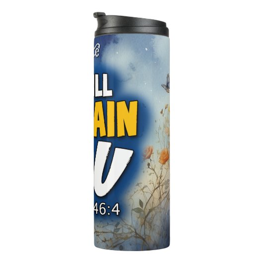 Ondersteun u: Jesaja 46:4 Thermosbeker (Geroteerd rechts)