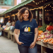 Ondersteun uw lokale aangepaste bibliotheek t-shirt