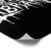 Ondersteun uw lokale bibliotheek Horror Bookworm o Poster (Hoek)