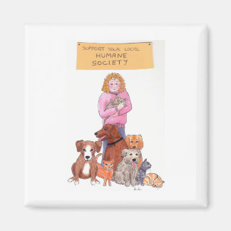 Ondersteun uw lokale Humane Society Magneet