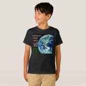 Ondersteun uw lokale Kinder T-shirt met de planeet (Voorkant volledig)