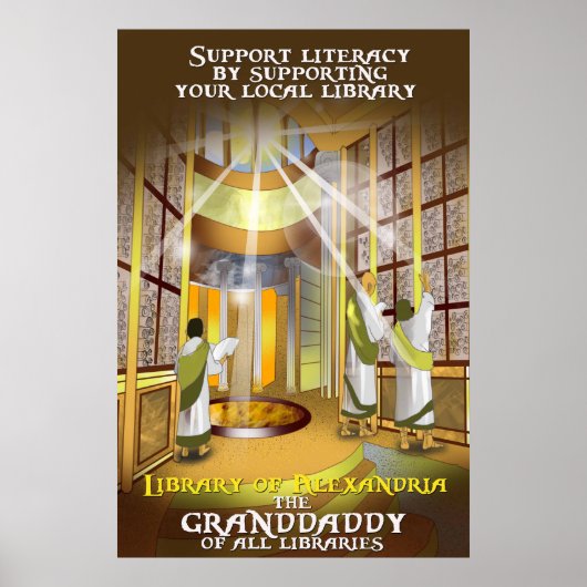 Ondersteun uw lokale Library Poster (Voorkant)