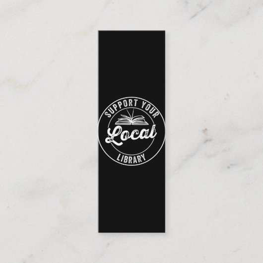 Ondersteun uw lokale Magnet-Sleutelhanger van de B Klantenkaartje (Voorkant)