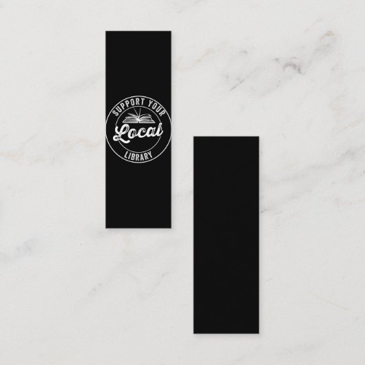 Ondersteun uw lokale Magnet-Sleutelhanger van de B Klantenkaartje (Voorkant / Achterkant)