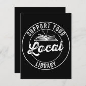 Ondersteun uw lokale Magnet-Sleutelhanger van de B Save The Date (Voorkant / Achterkant)