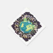 Ondersteun uw lokale Planten Servet (Hoek)